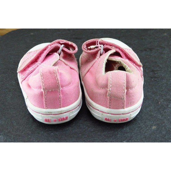 Converse all star Toddler Girls 6 Medium Pink Low Top Fabric - Picture 5 of 6